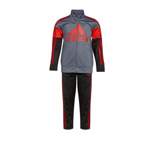 NWT adidas Kids 2 piece Active Set Red And Black           Size size 2T - Picture 3 of 10